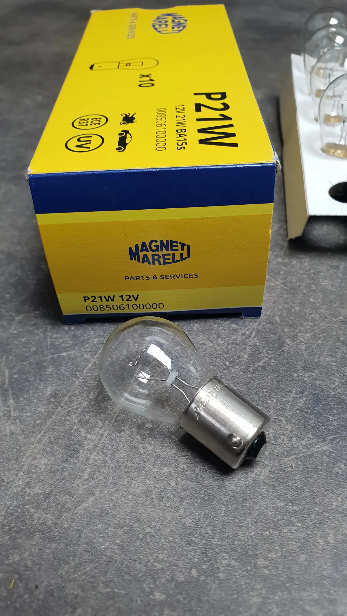 Лампа P21W (12V,21W,патрон BA15s)