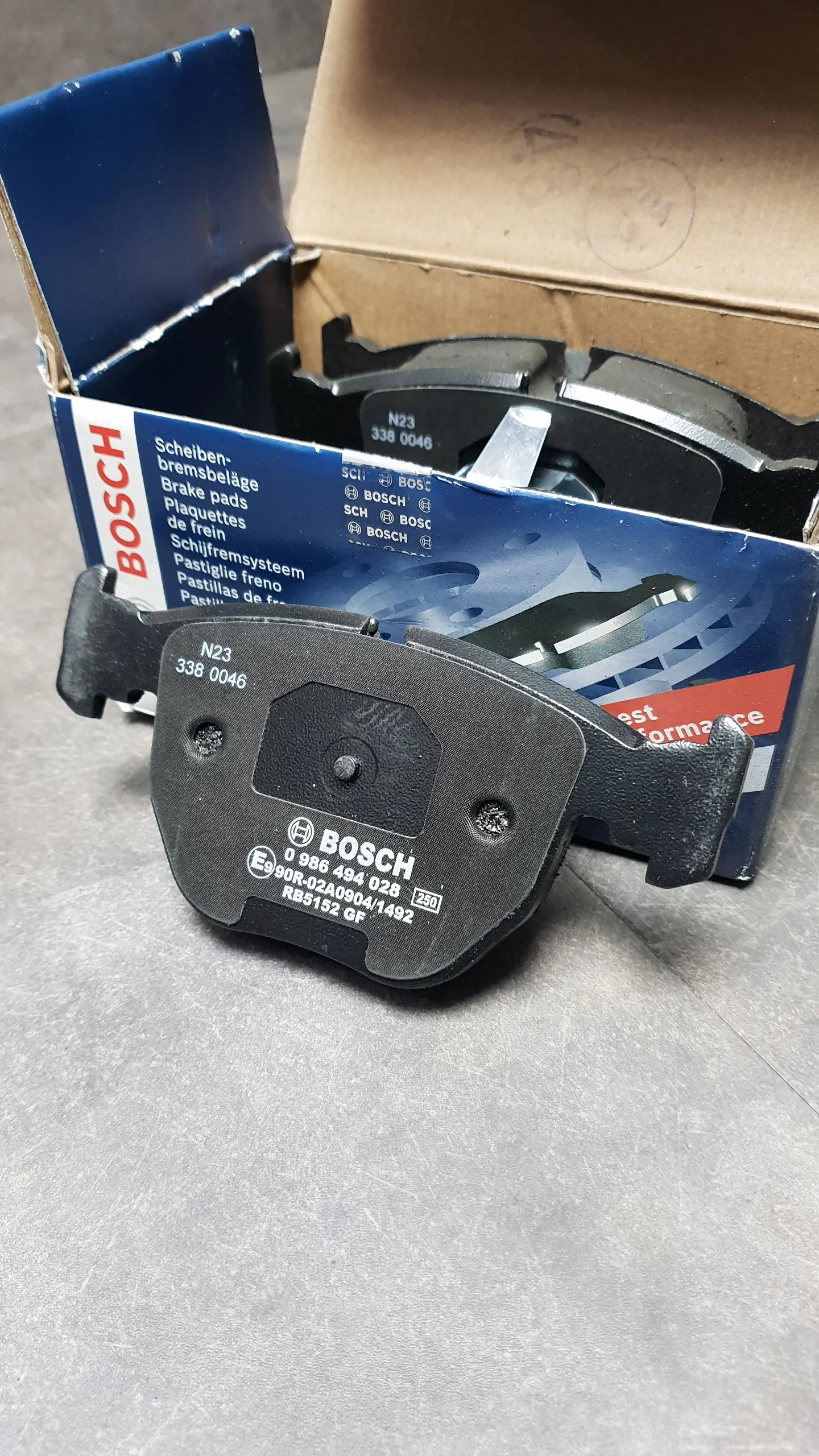 Колодки тормозные пер  X5 E53; E39 [530i M54, M62 с 09.97 по 07.03], E38 [740i M60,M62]