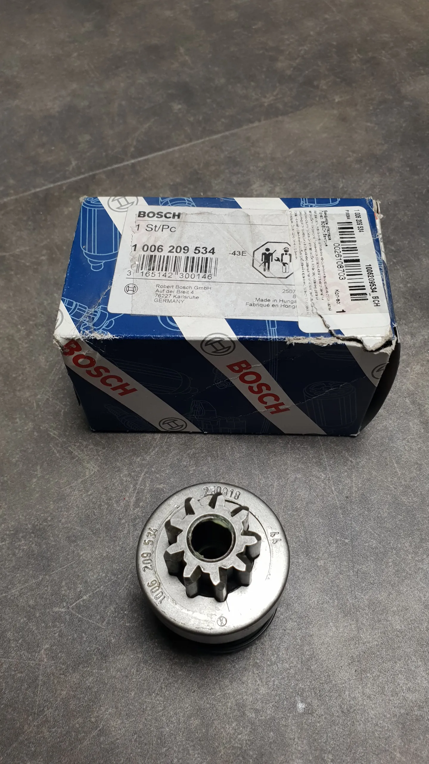 Бендикс стартера E30, E36, E34 (см.вин) [вариант 1] M30,M40,M50