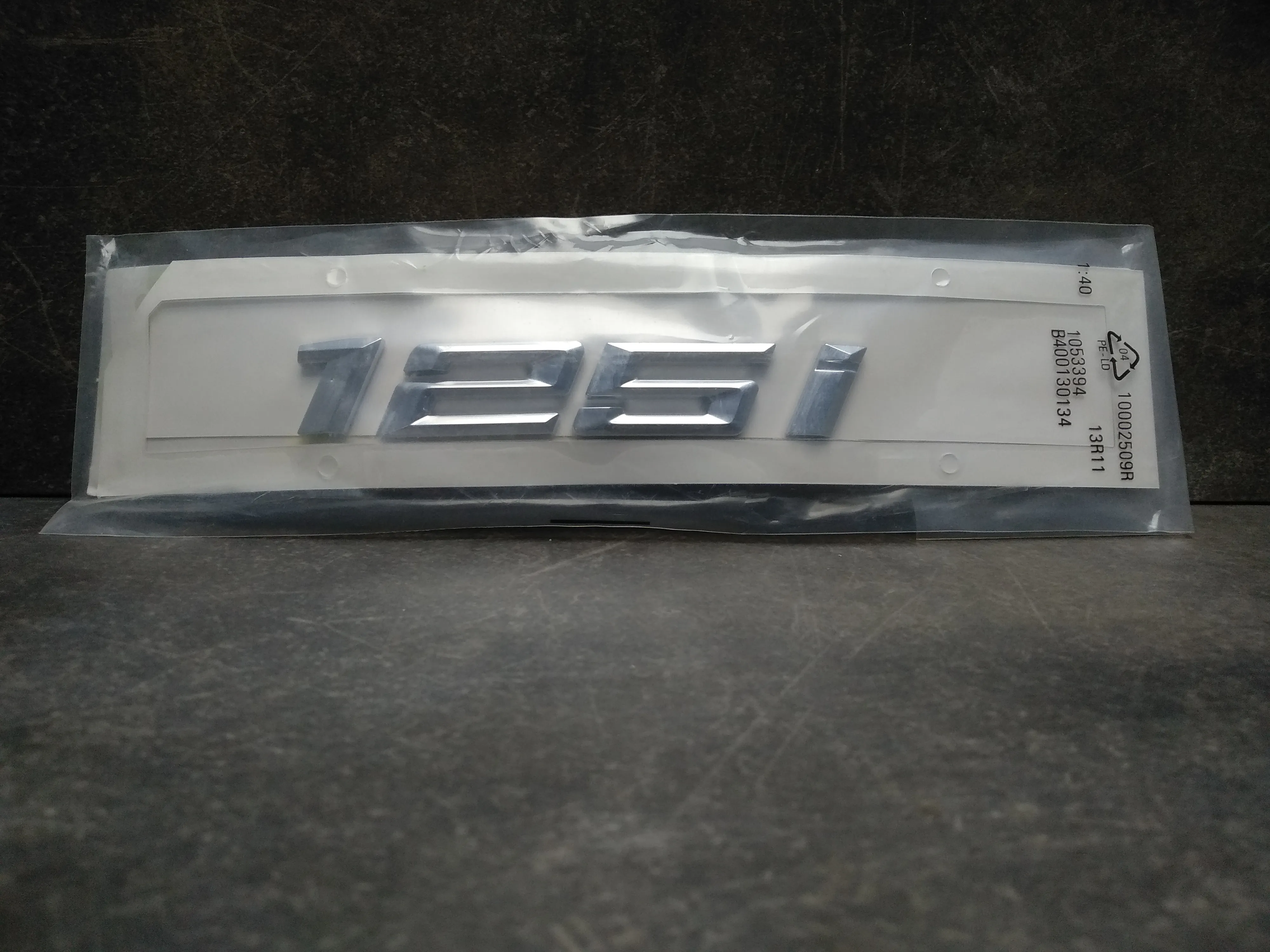 Наклейка "125i"