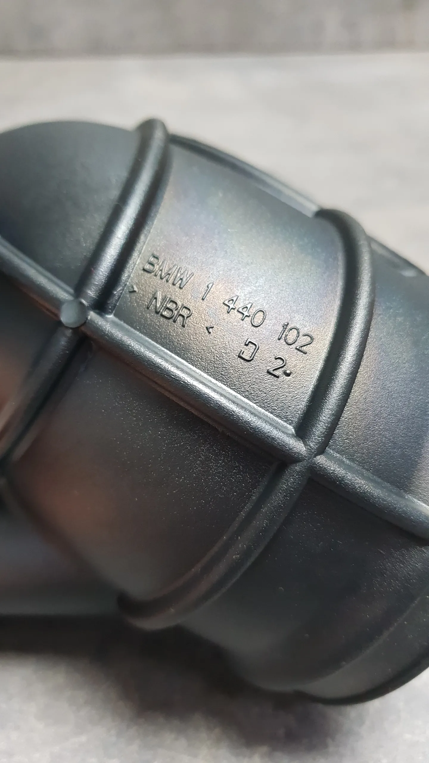 Гофра расходомера ДМРВ M54B30 E53 (заслонка/регулятор ХХ)