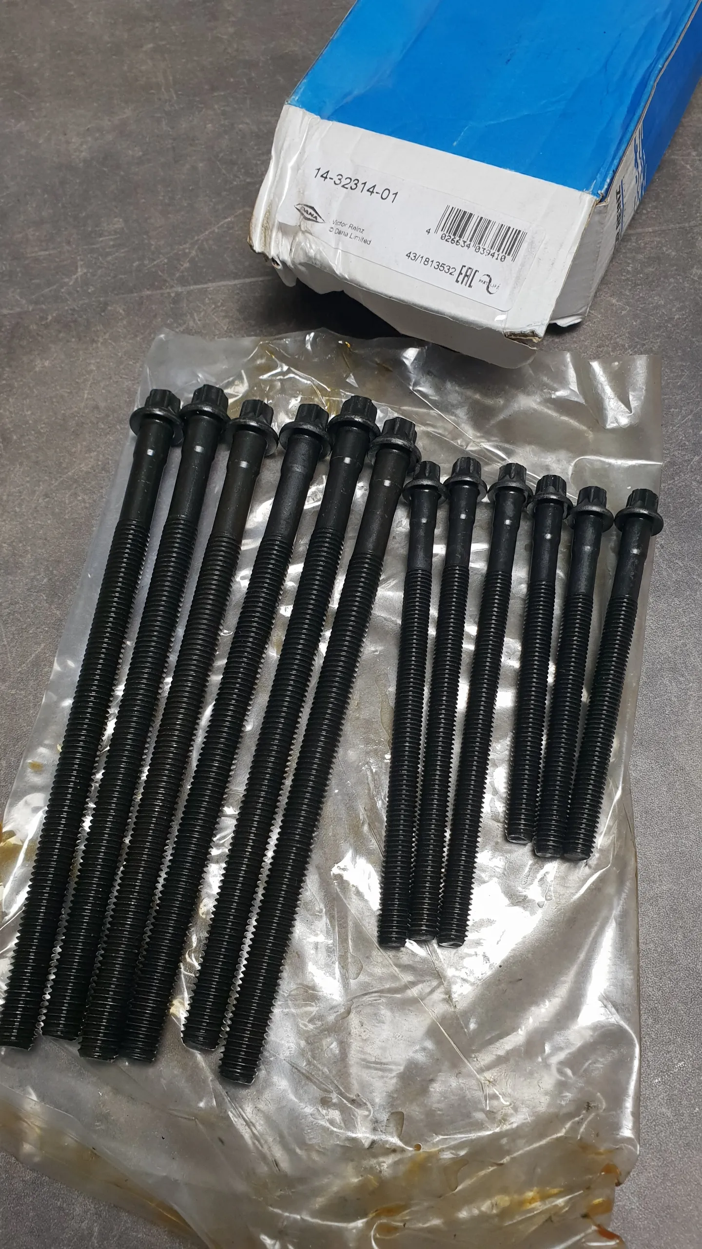 Болт ГБЦ, комплект N40,N42,N45,N46