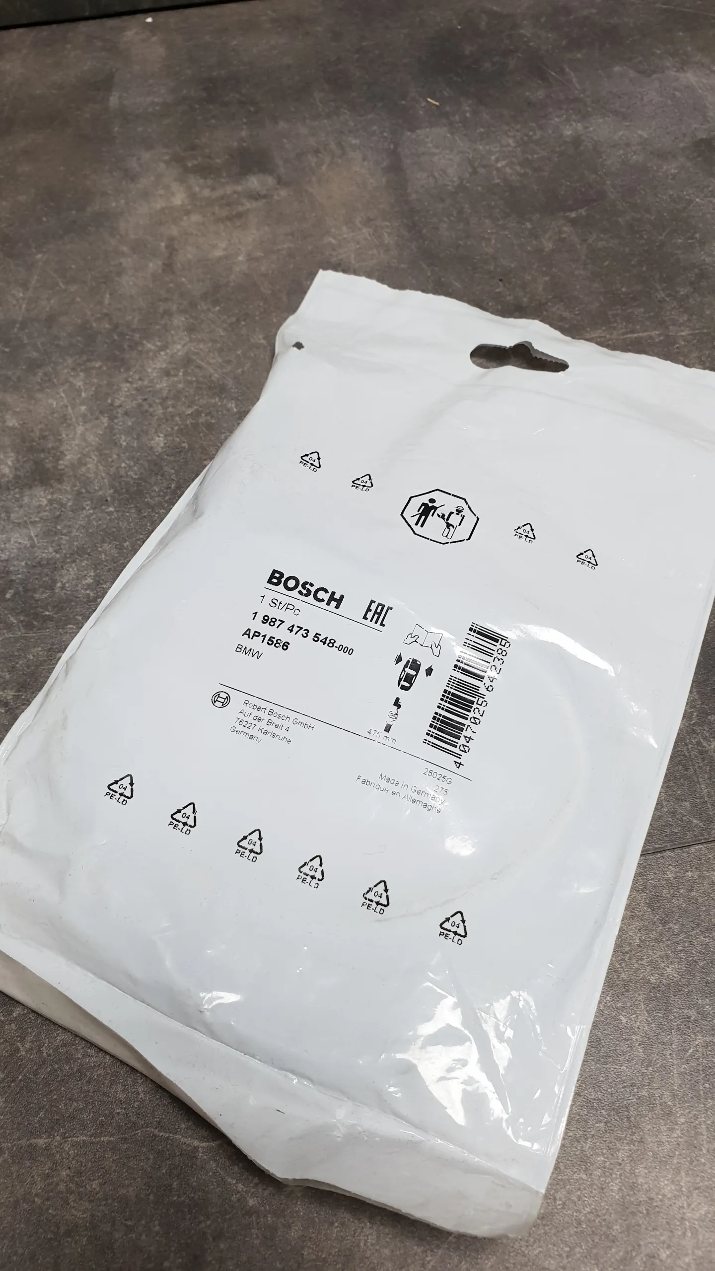 Датчик износа торм. колодок передн. F40,F45,F46,F48,F39,Mini F54,F60