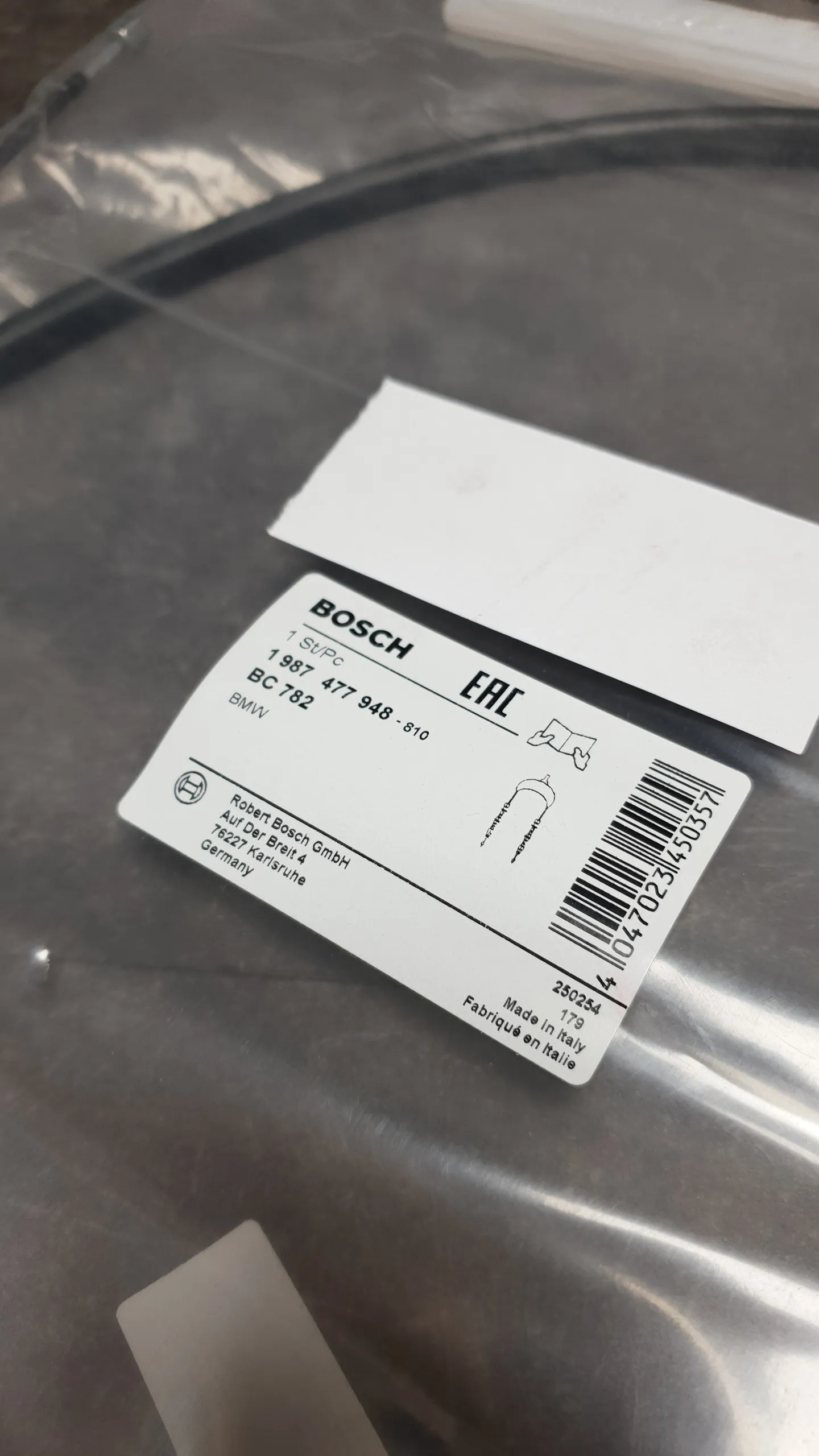 Трос стояночного тормоза E60,E61 L