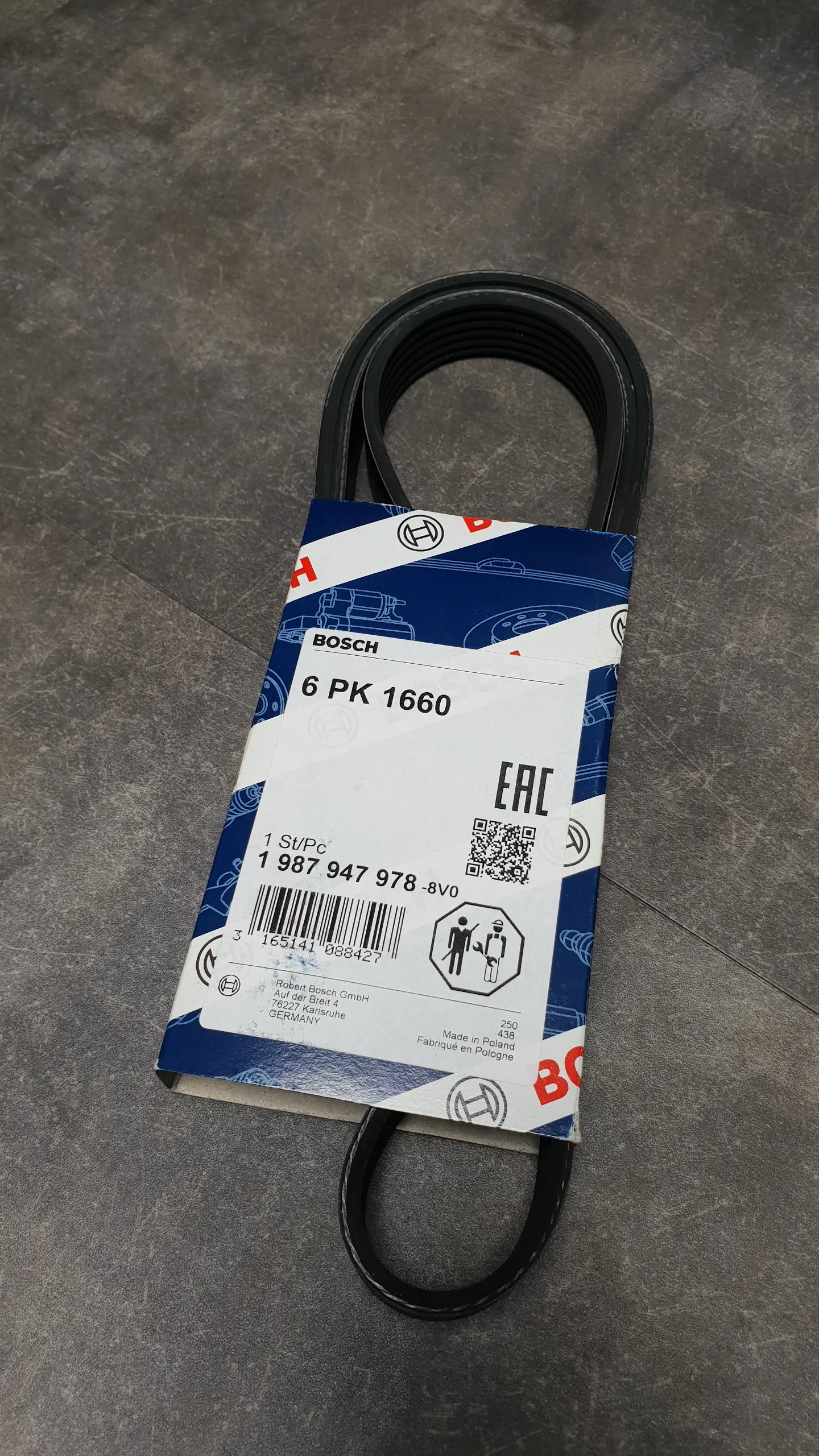 Ремень поликлиновый M42,M43,B47 [6PK1660]