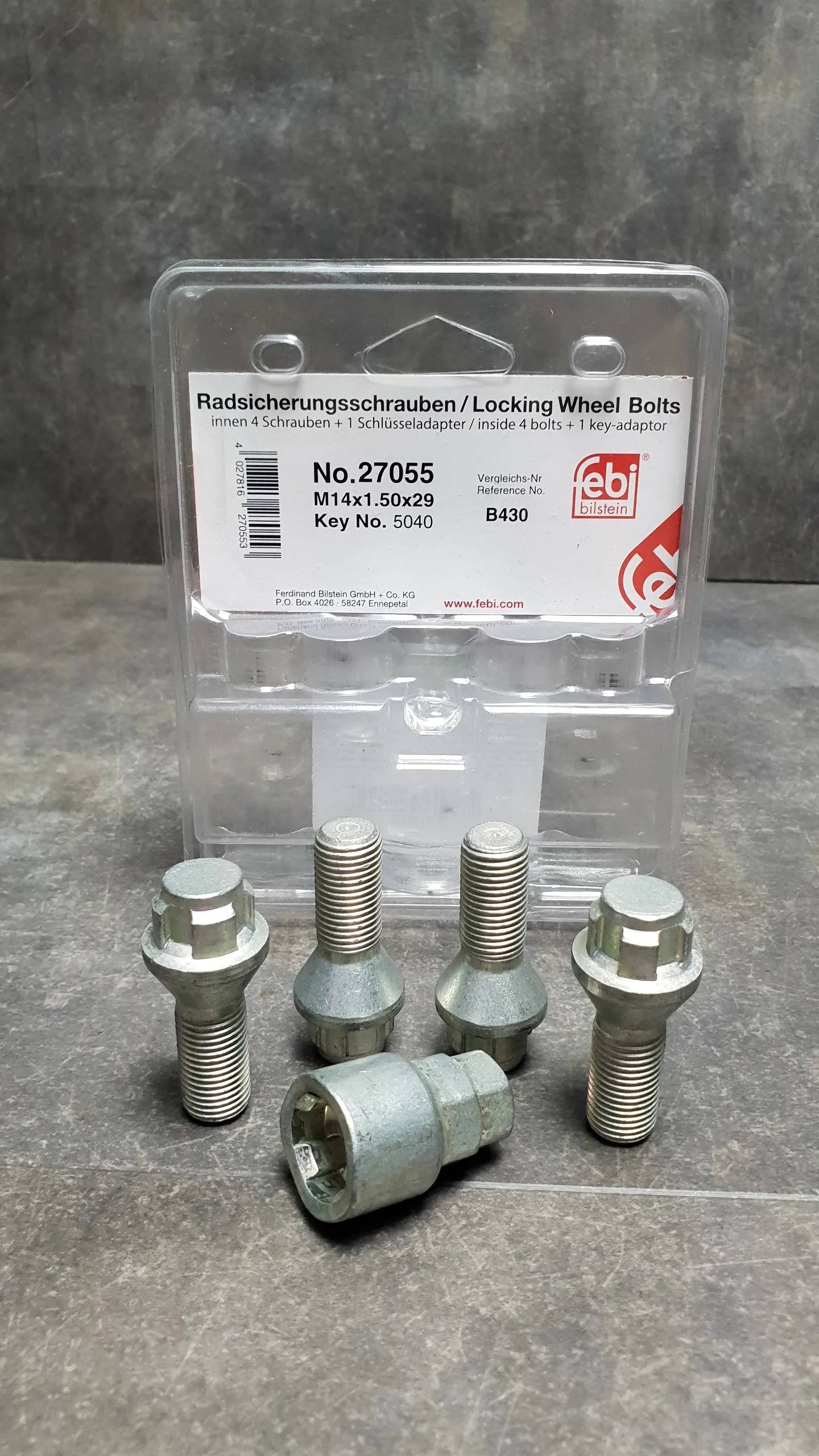 Секретки, комплект (M14x1,5) E53,E67