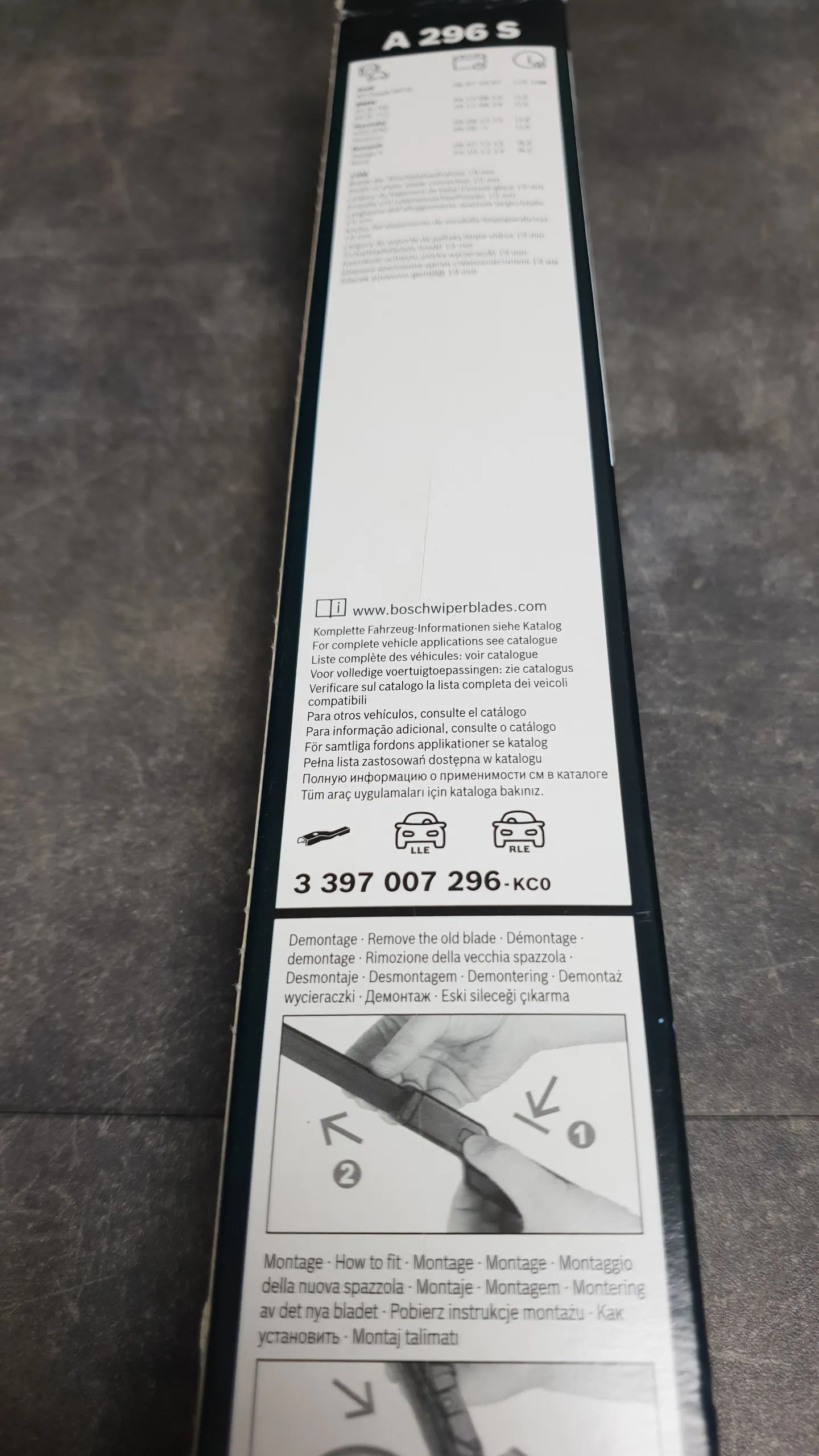 Комплект щеток E70LCI,E72 [c 10.2011г.в.] (бескаркасные)