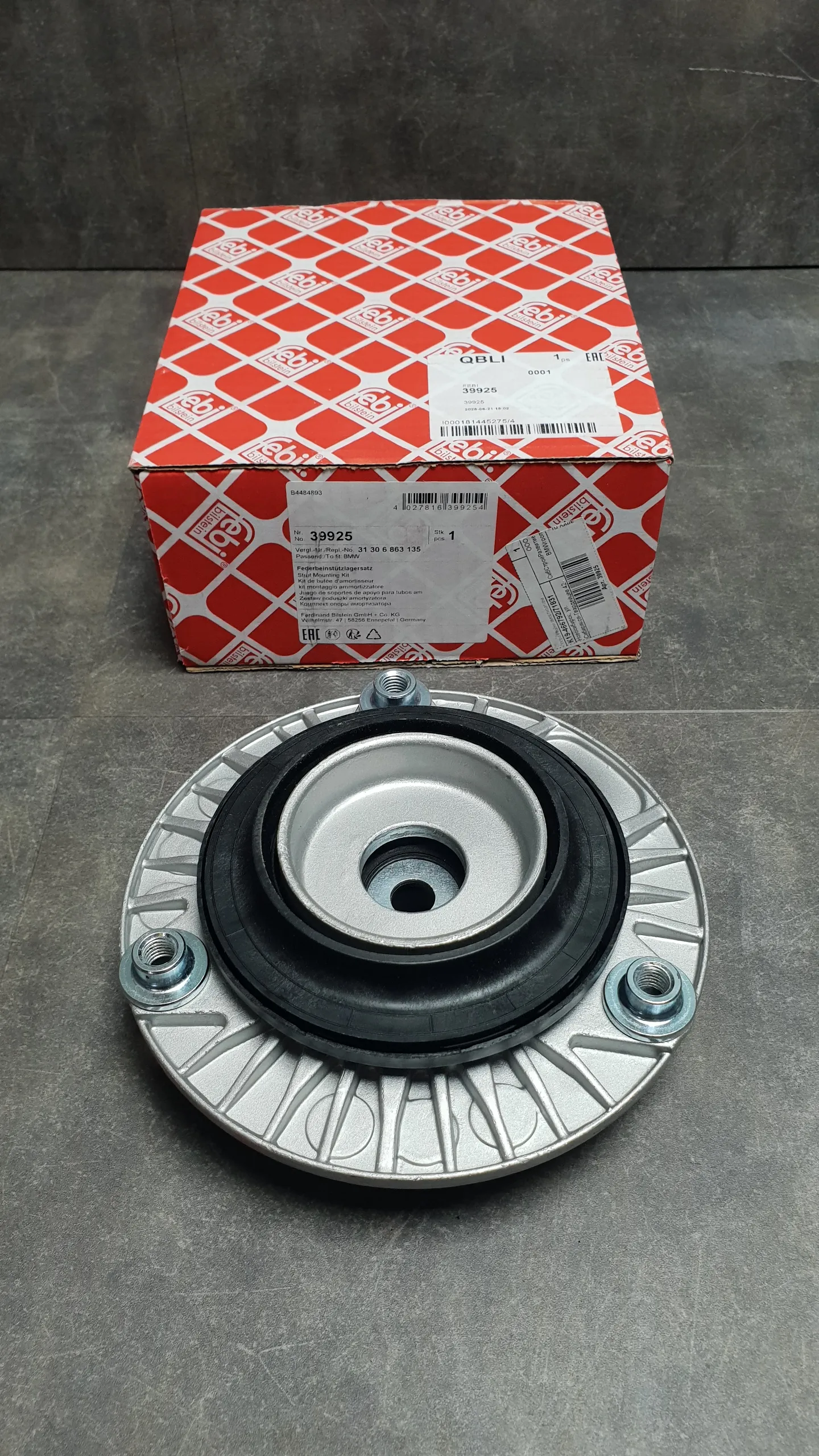 Опора амортизатора перед F20,F30,F30xi,F34 [D=10mm] 3 точки