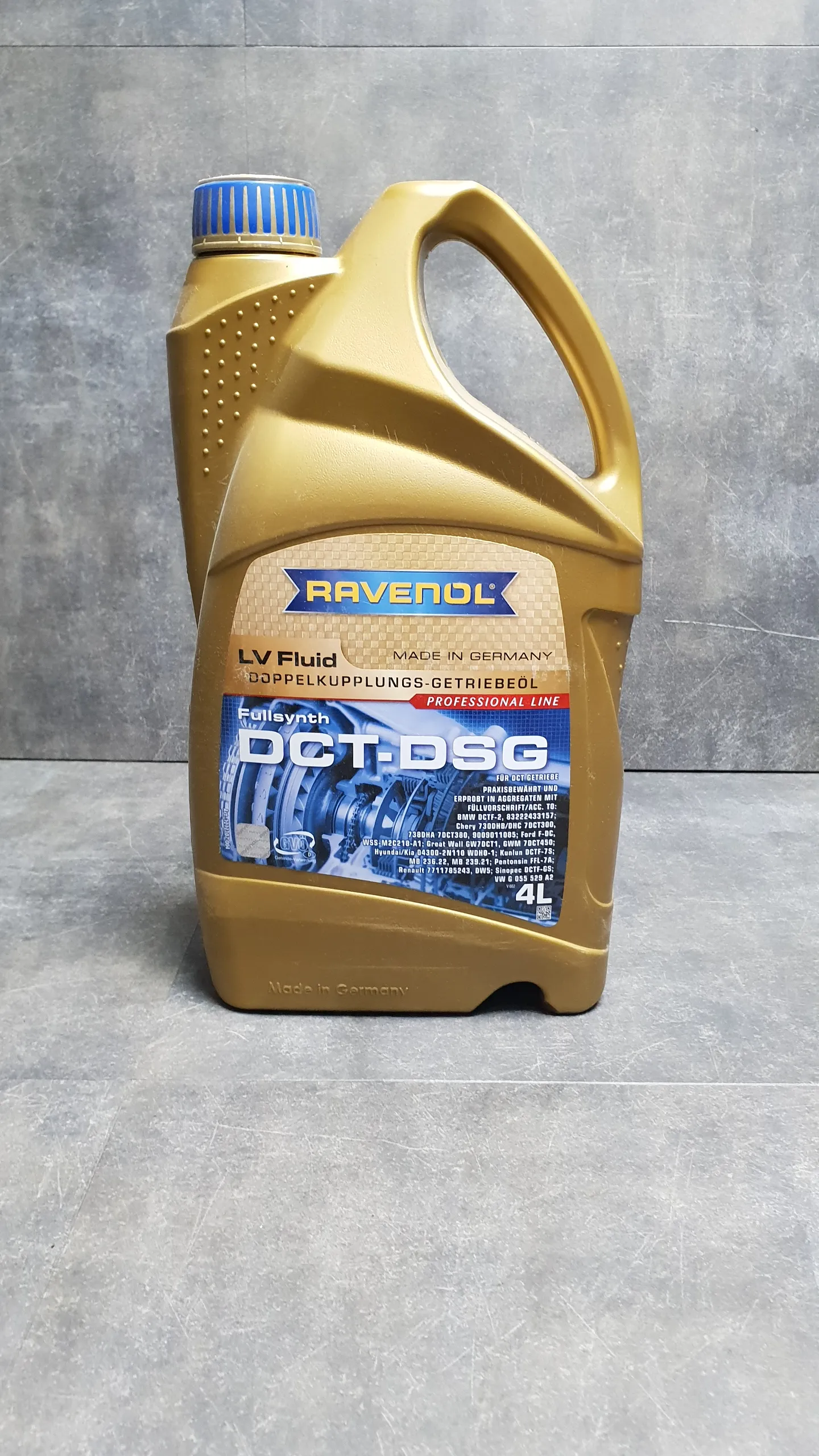 Масло трансмиссионное Ravenol "DCT-DSG LV Fluid",4л