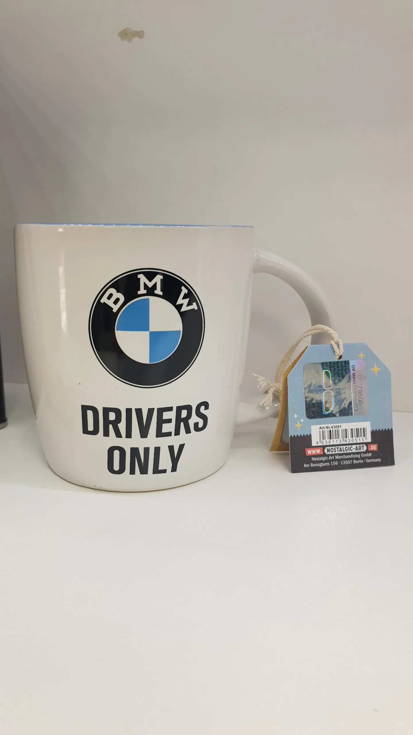 Кружка "BMW drivers only", керамика, 330 ml