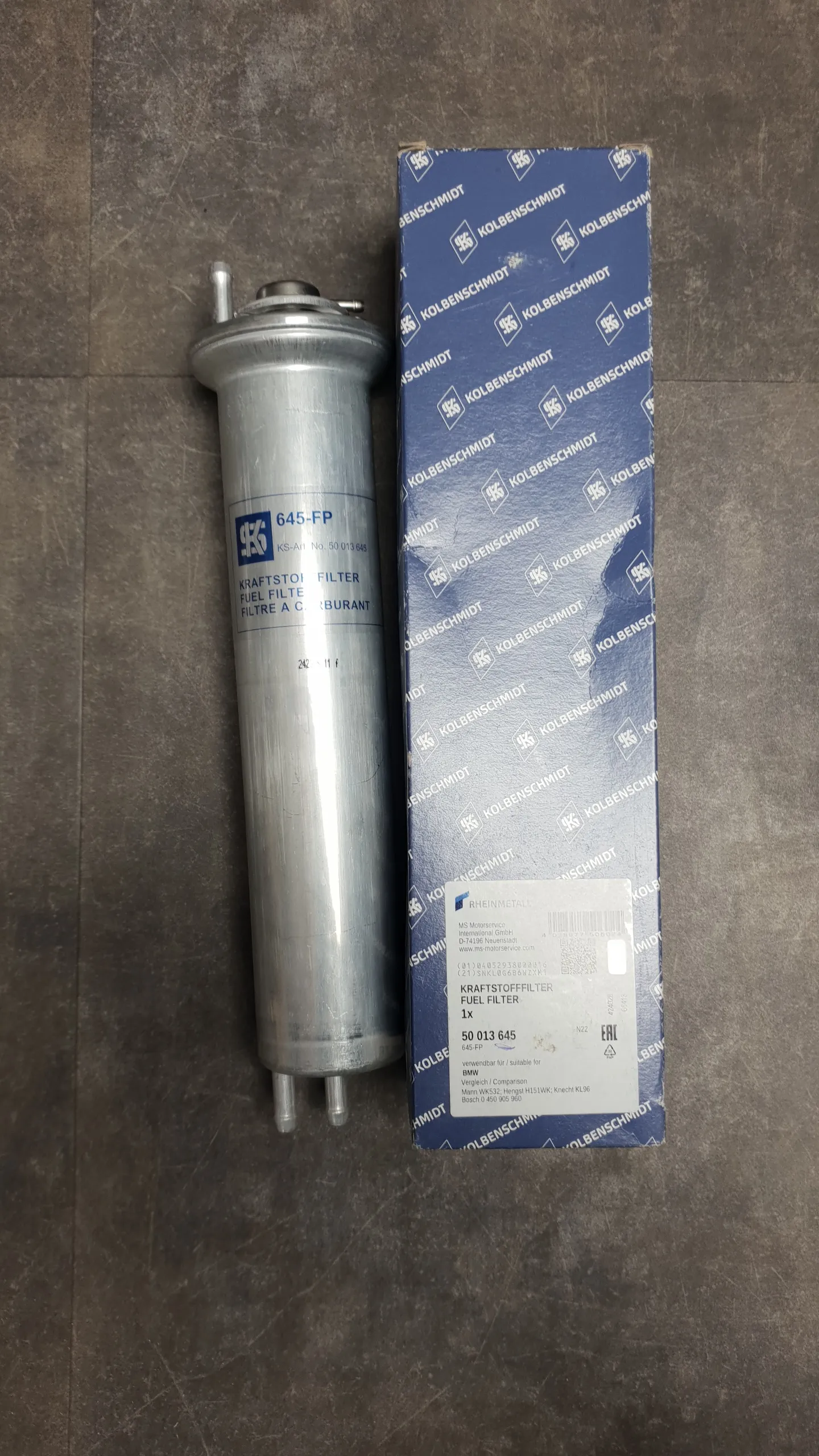 Фильтр топливный E39, E38, E53 (до 04.2002) M54,M62 с регулятором давления