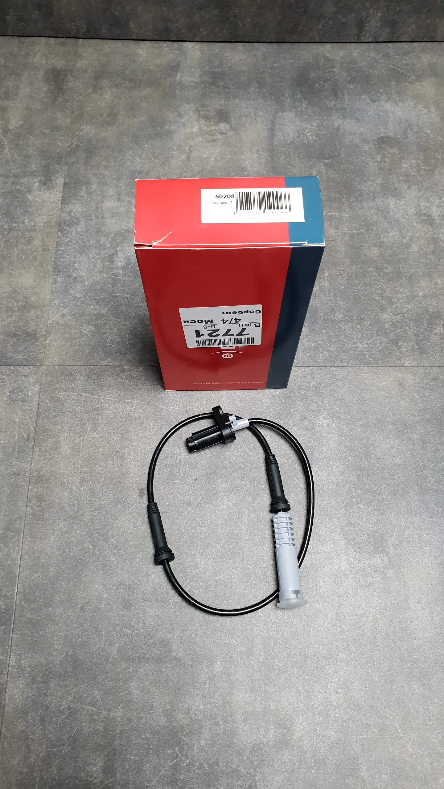 Датчик ABS передний 5' E39 дорест. (без DSC), серая фишка (до 09.1998)