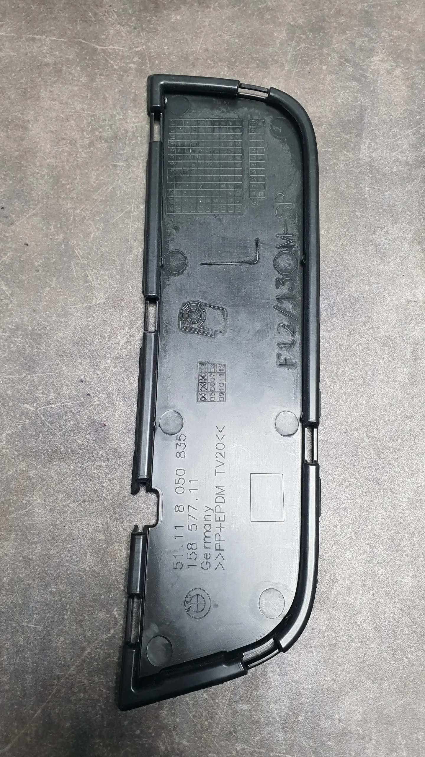 Щиток бампера переднего L (m-tech) F06, F12, F13