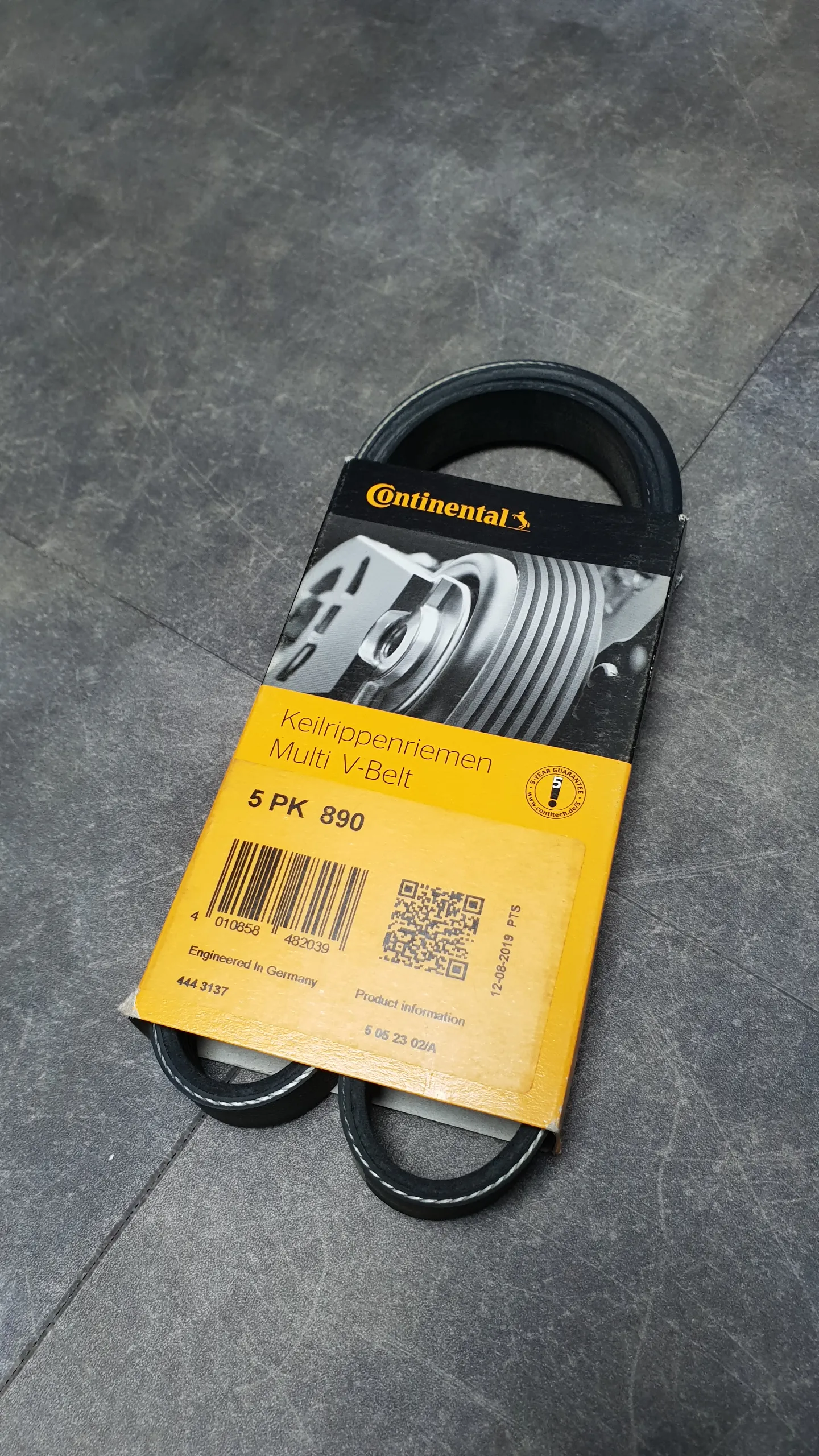 Ремень кондиционера M50,M52 (до 09.1996) E36,E34,E39,E38 [5PK906]