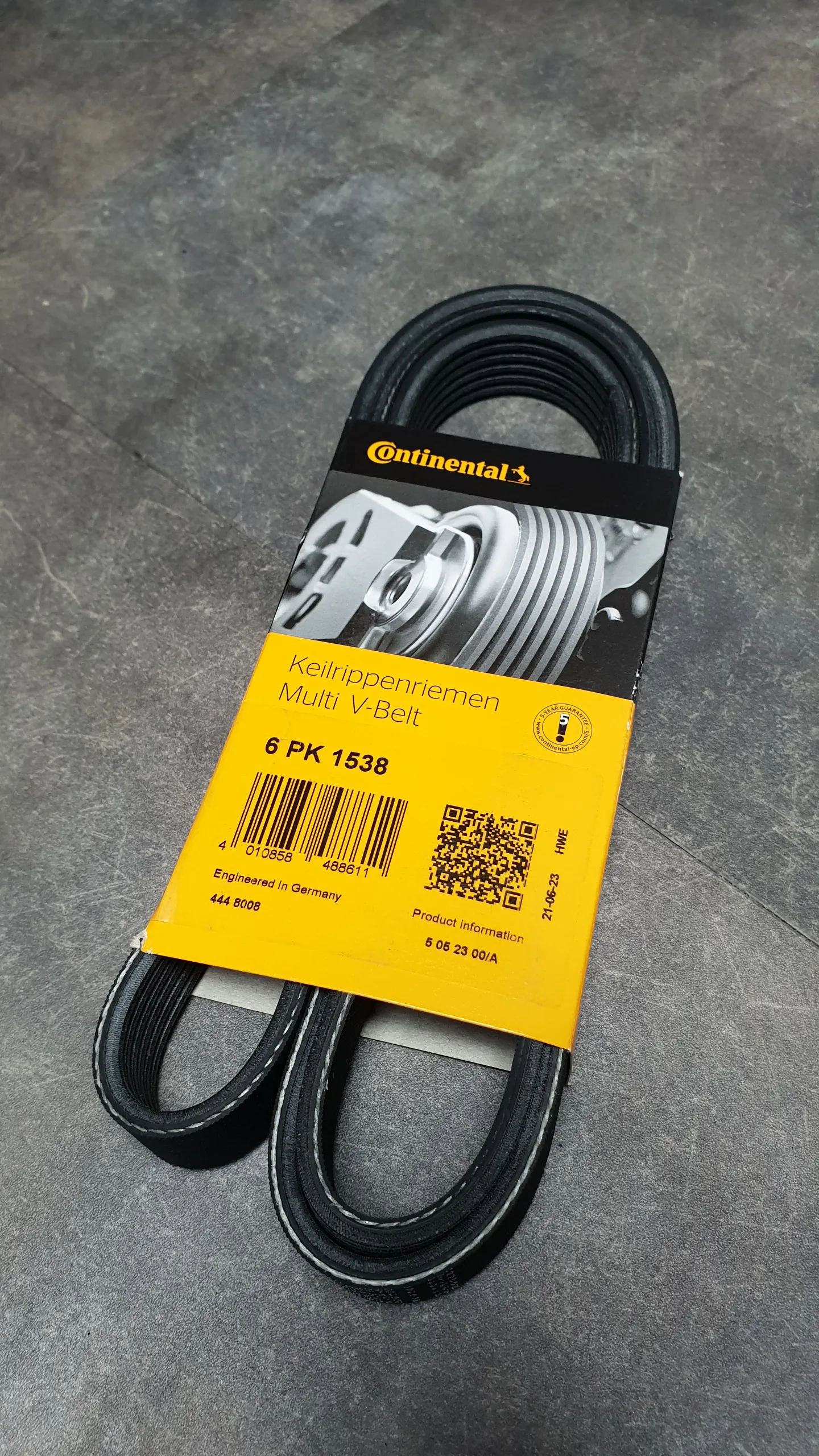 Ремень поликлиновый M52TU,M54 [6PK1538; с 09.98'-]