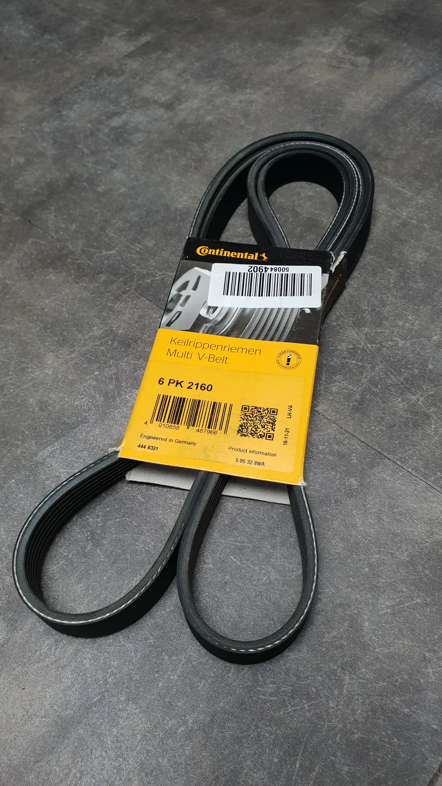 Ремень поликлиновый M57N,M57N2 [S229A] (6PK2160)