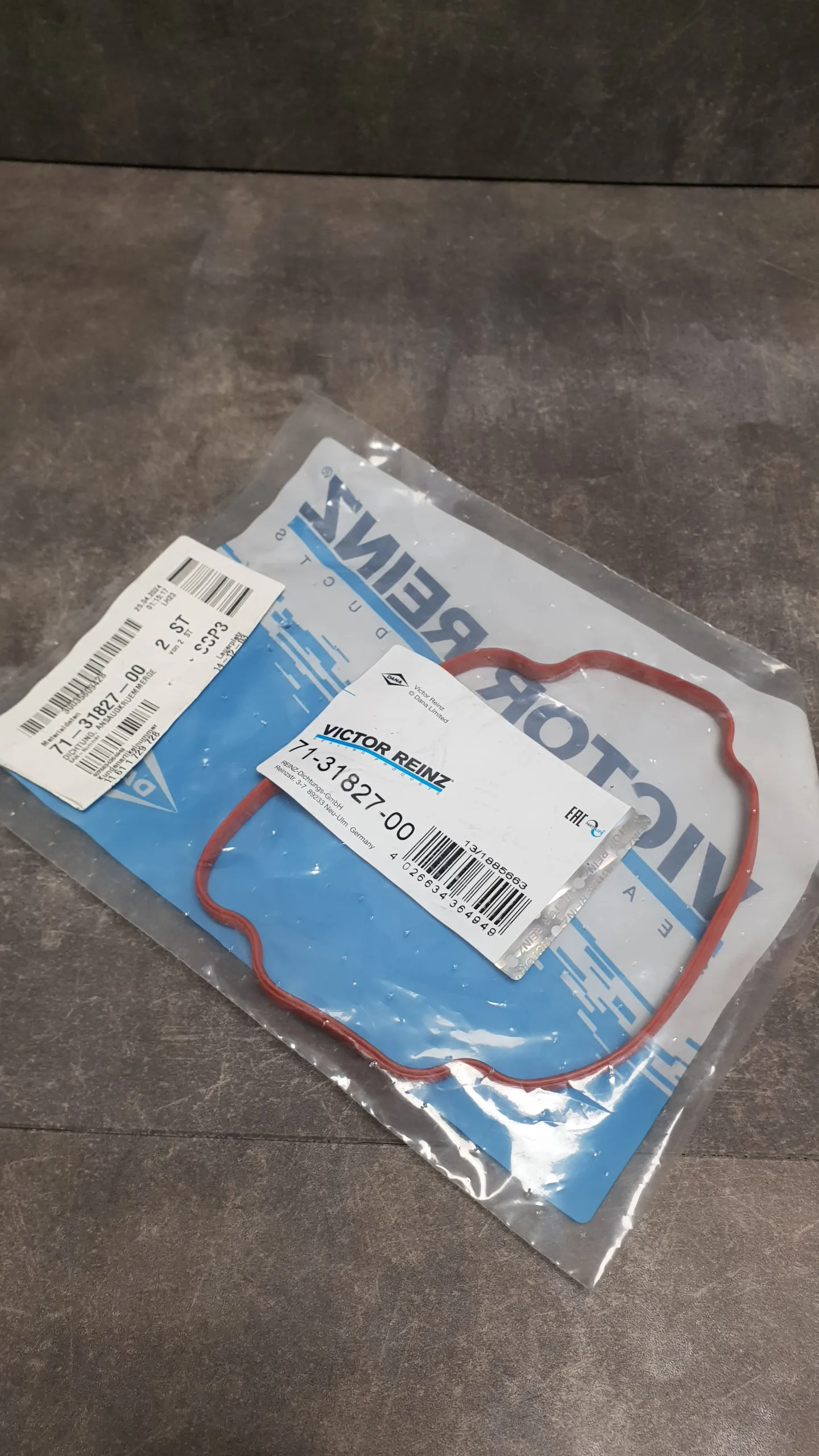 Прокладка коллектора впускного E34(M60),E39(M62),E38(M60/M62),E53(M62) на КВКГ