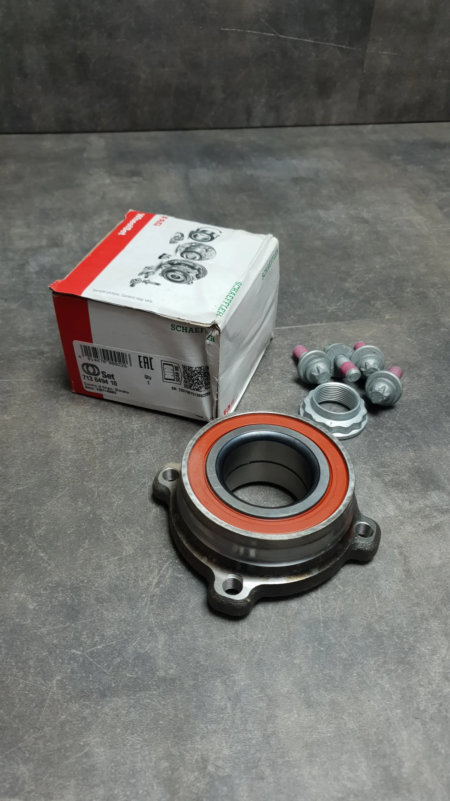 Подшипник ступицы зад E39,E60 [124x45x41] старый номер 713649340