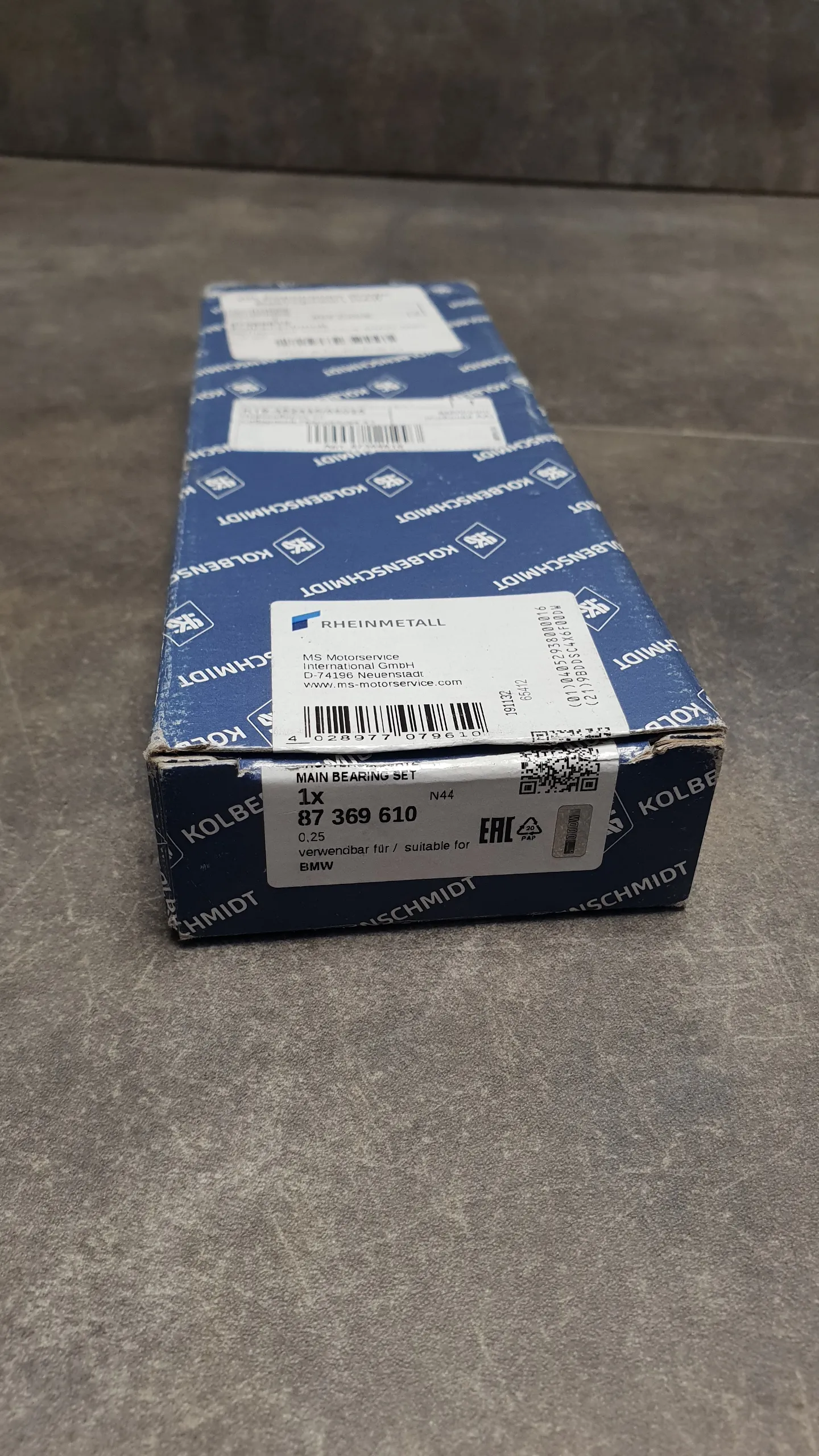 Вкладыши Коренные М20(с 03.1988),М50,M52,M52TU,M54,М57 (в упаковке 14 шт) +0.25