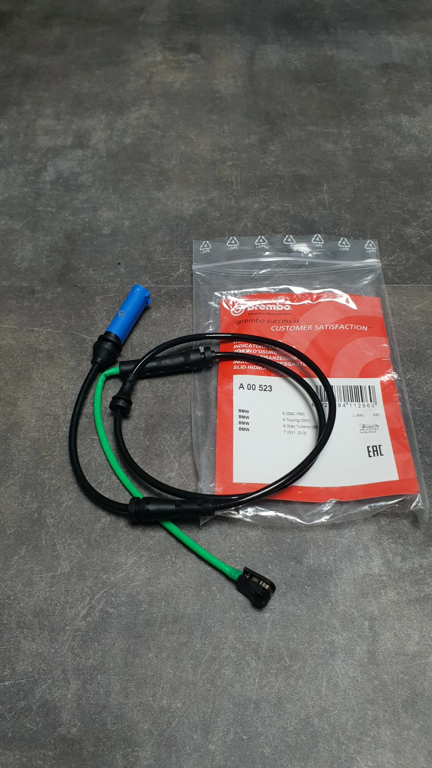 Датчик износа торм. колодок передн. G30-32,G11,G12,G14,G15