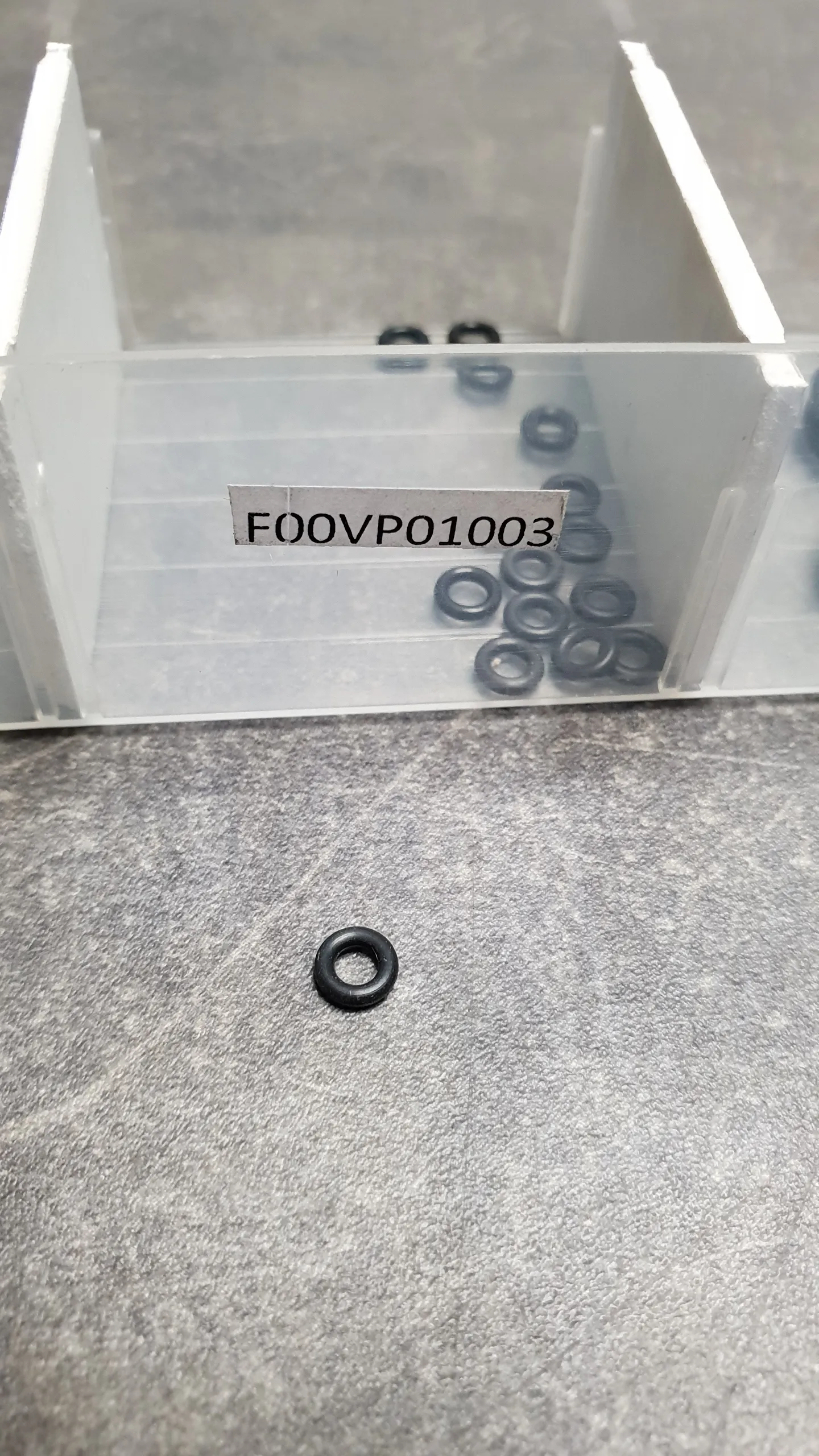 Кольцо уплотнительное форсунки впрыска топлива верхнее N47,N57,M57N2 (см. вин!) (9-28)