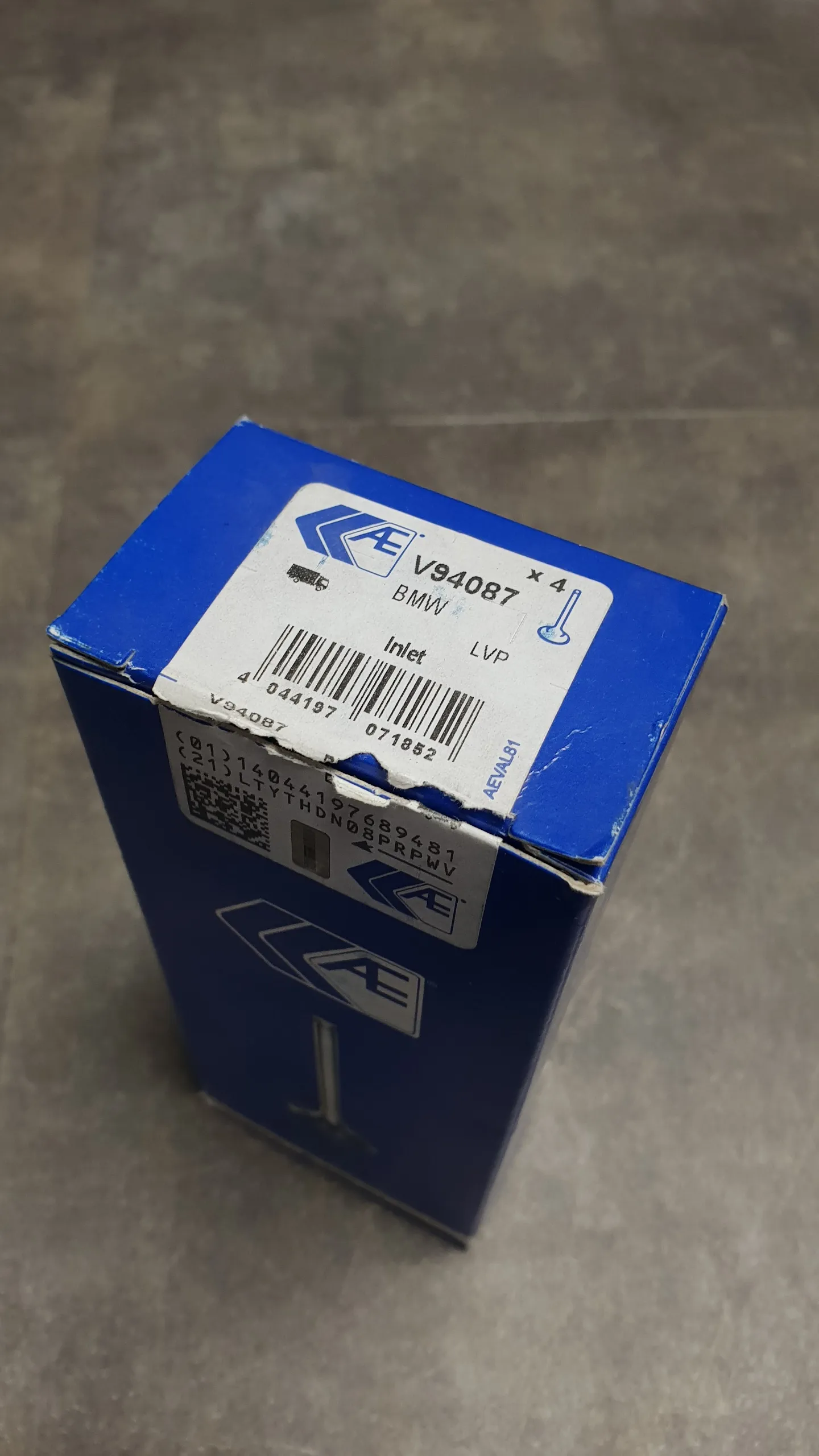 Клапан впускной ГРМ M43,M57 (Dстержня=7мм,Dседла=42мм)