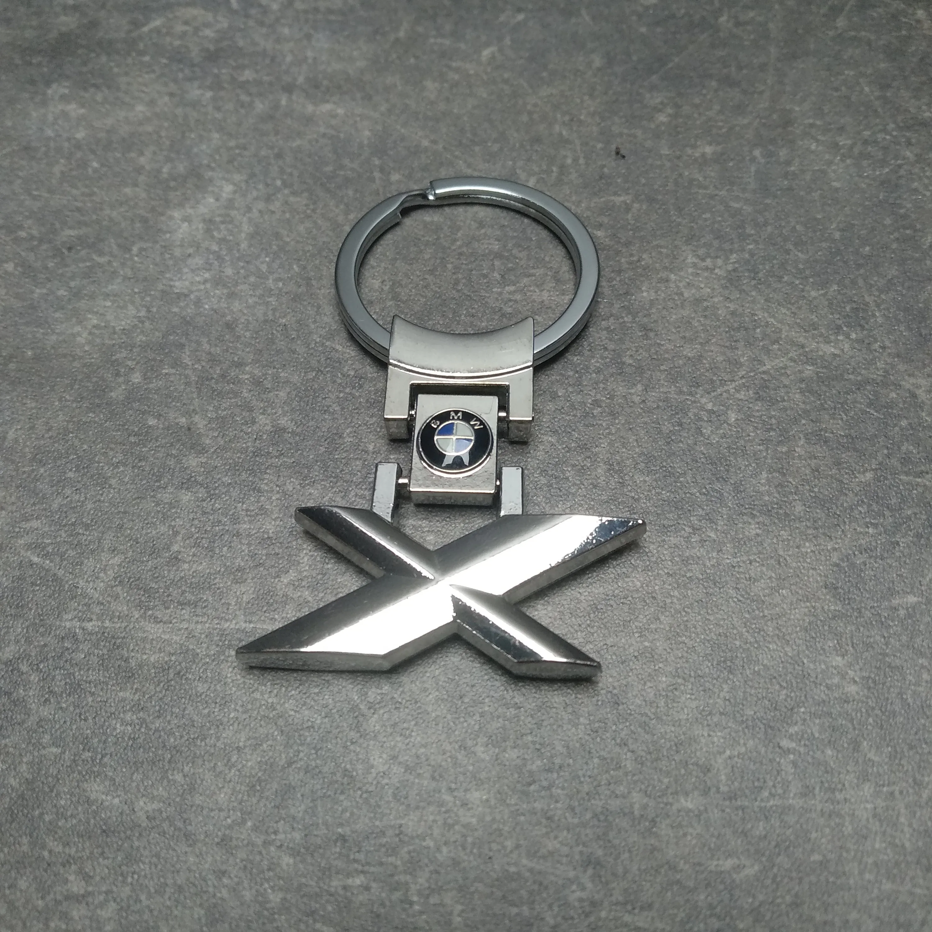 Брелок BMW X серия сталь хром